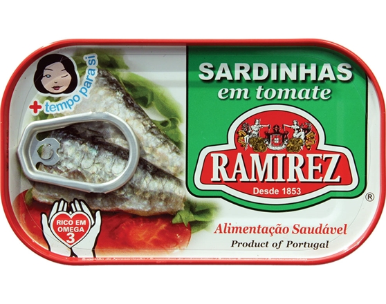 Sardinhas Ramirez Tomate 125 gr