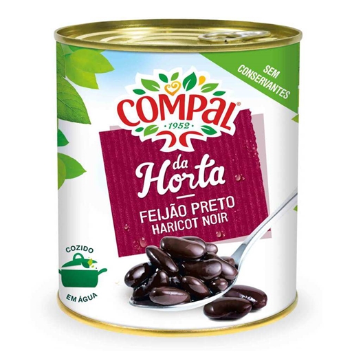 Feijão Preto Compal 845gr