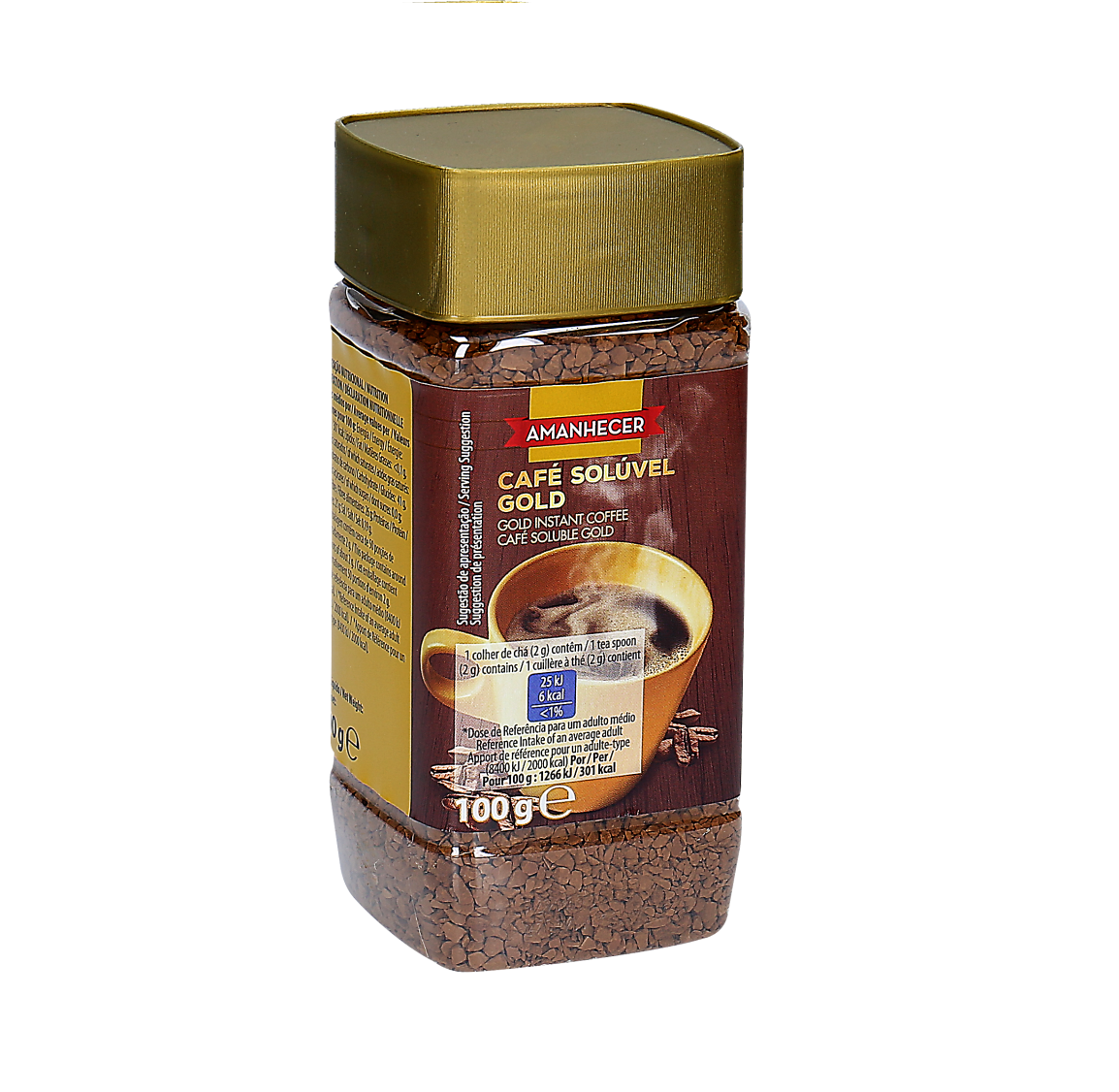 Café Solúvel Amanhecer Gold 100 gr