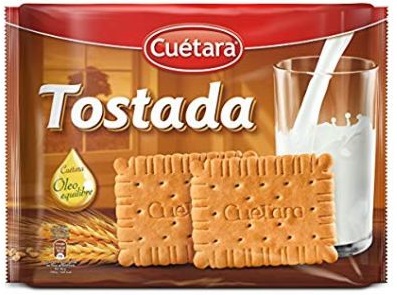 Bolacha Cuétera Tostada Flow Pack  4 X 200 gr