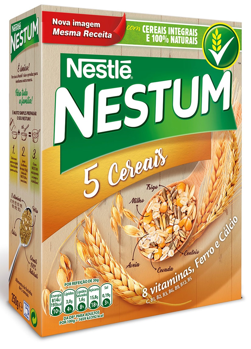 Cereais Integrais Nestum 5 Cereais 250 gr