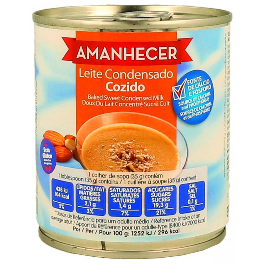 Leite Condensado Cozido Amanhecer 385 gr