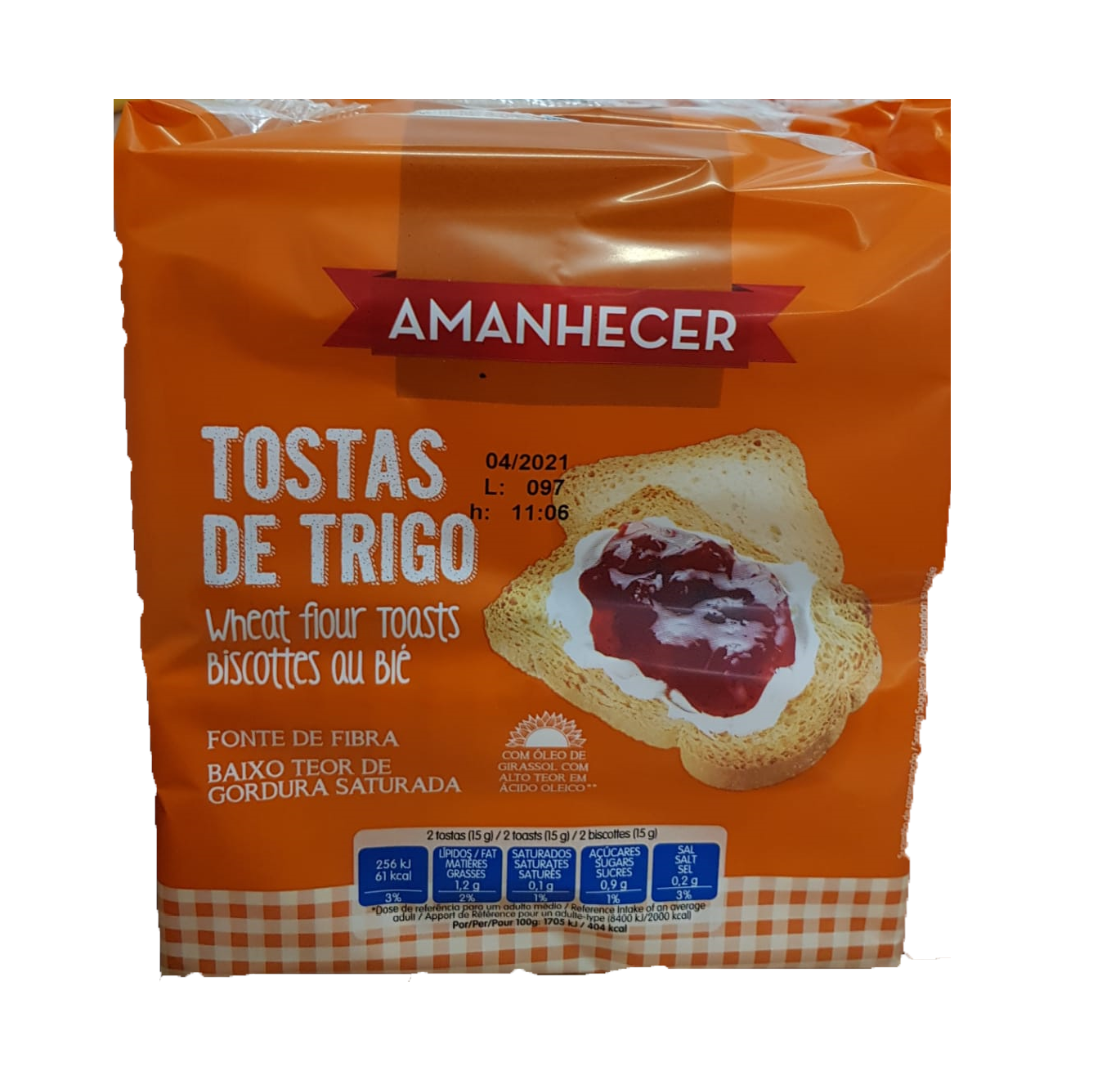 Tosta Amanhecer 225 gr