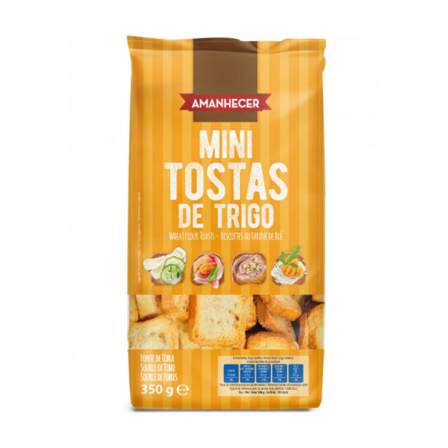 Mini Tosta Normal Amanhecer 350 gr