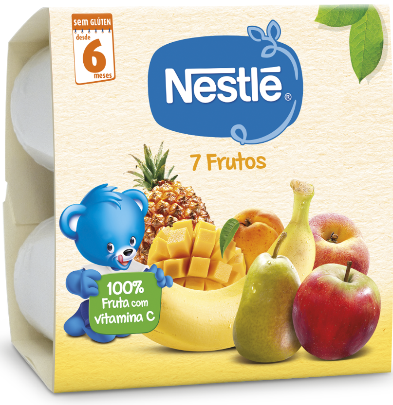 Copinho De Fruta Nestlé 7 Frutos 4X100 gr