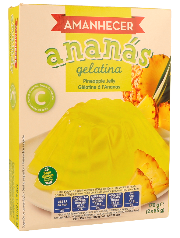 Gelatina Ananás Amanhecer 170 gr