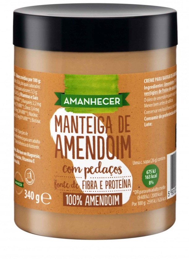 Manteiga de Amendoim Amanhecer 340 gr