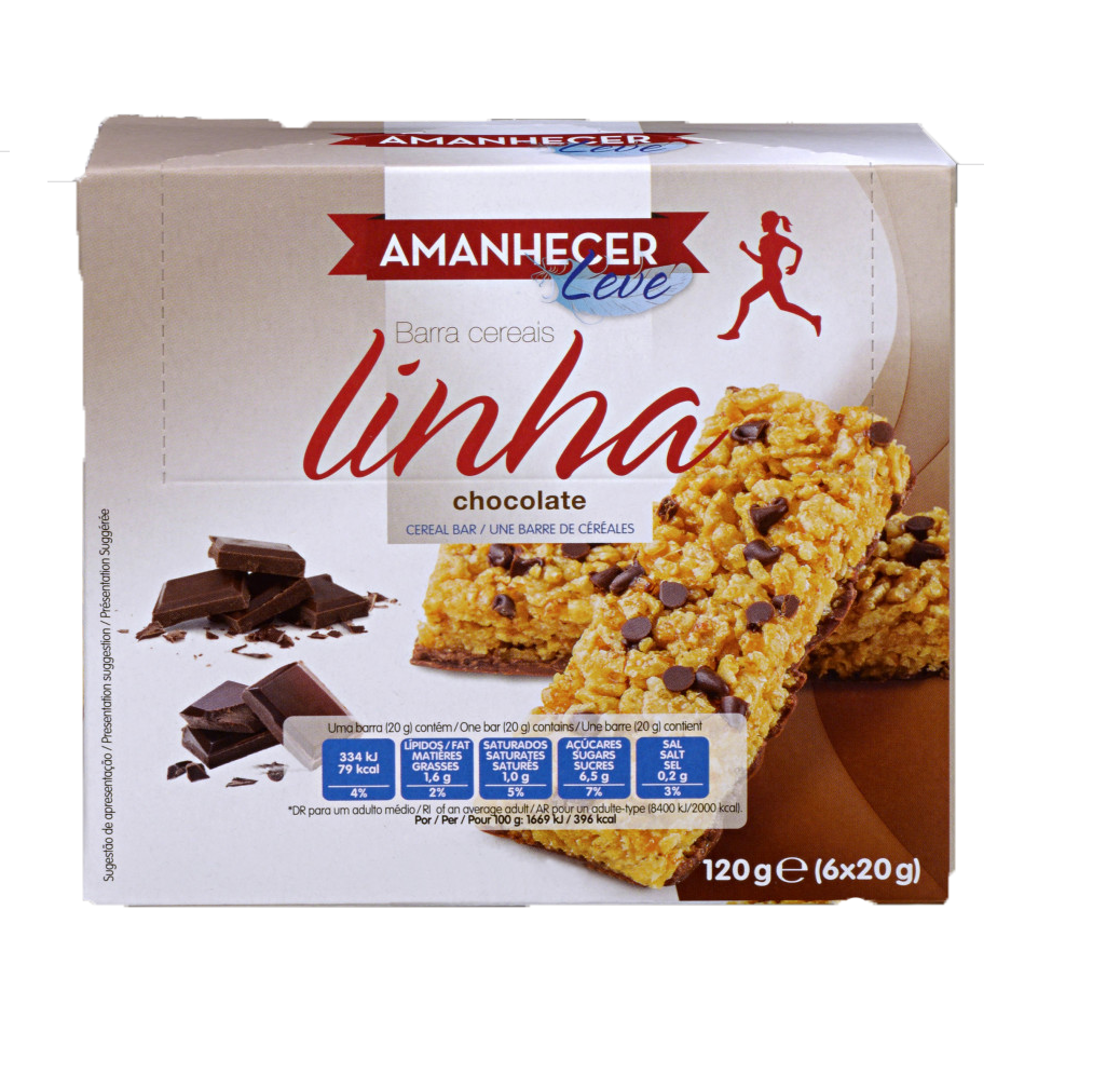 Barras Cereais Chocolate Amanhecer 6 x 20 gr