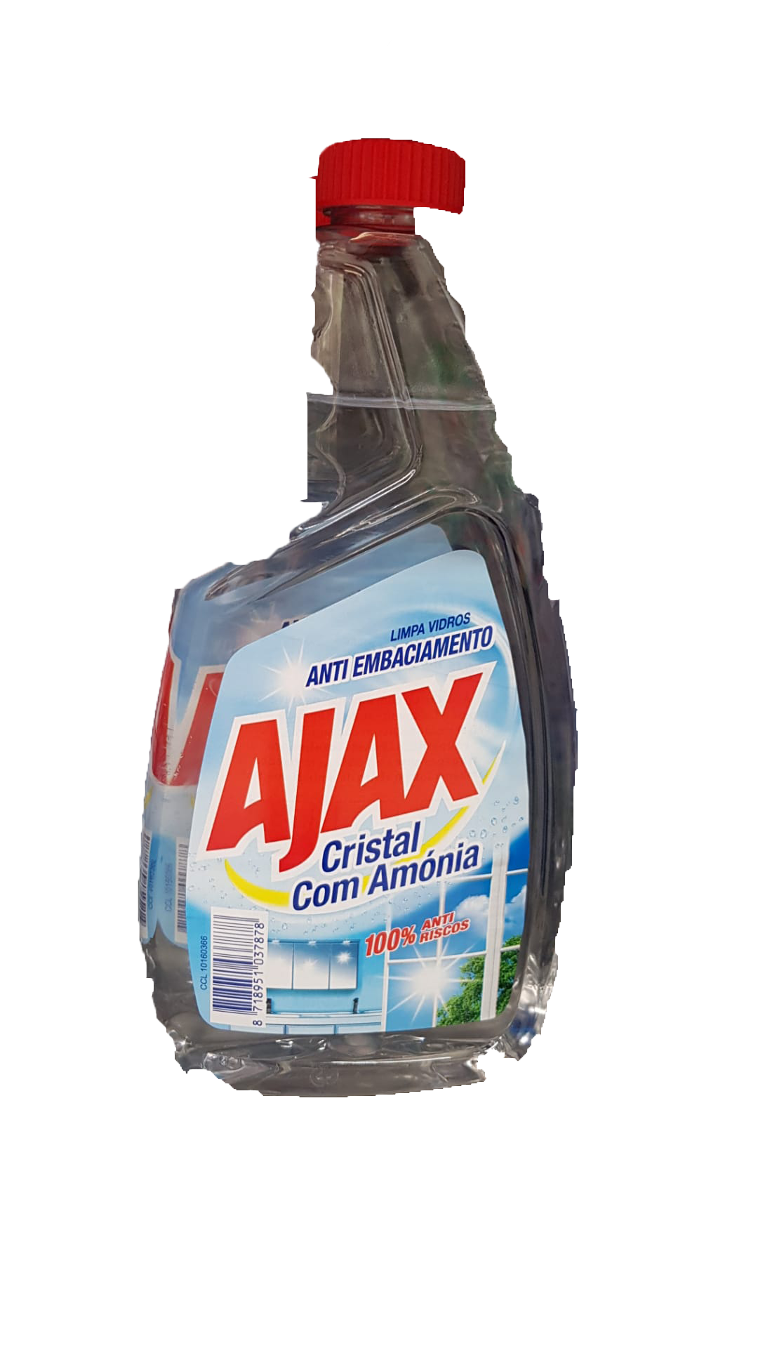 Lava Vidros Ajax Cristal Recarga 500 ml