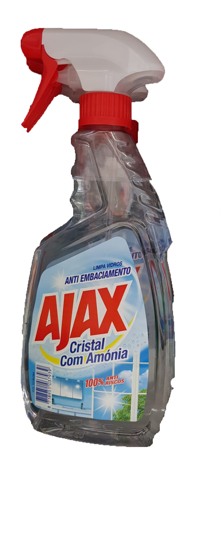 Lava Vidros Ajax Cristal com Spray 500 ml