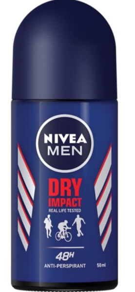 Desodorizante Nivea Men Dry Impact 24h Roll-On 50 ml