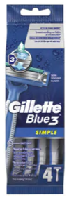 Lâminas Descartáveis Gillette Blue 3