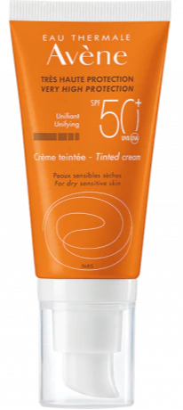 AVÈNE GAMA PELE SENSÍVEL Creme SPF 50+ com cor  50 ml