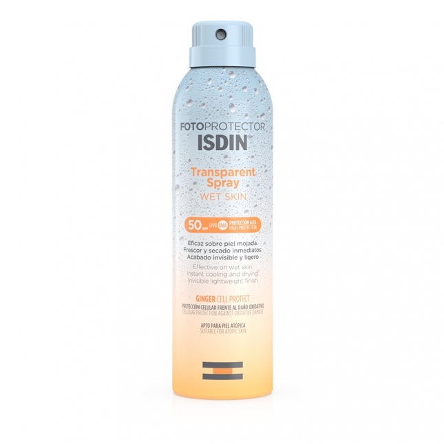 ISDIN FOTOPROTECTOR Transparent Spray Wet Skin SPF 50  250 ml